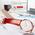 OLEVS Marque Calendrier Date Montre-Bracelet Mode Affaires Mince Quartz Noyau Étanche Bracelet En Cuir Montre De Dame Pour Les femmes